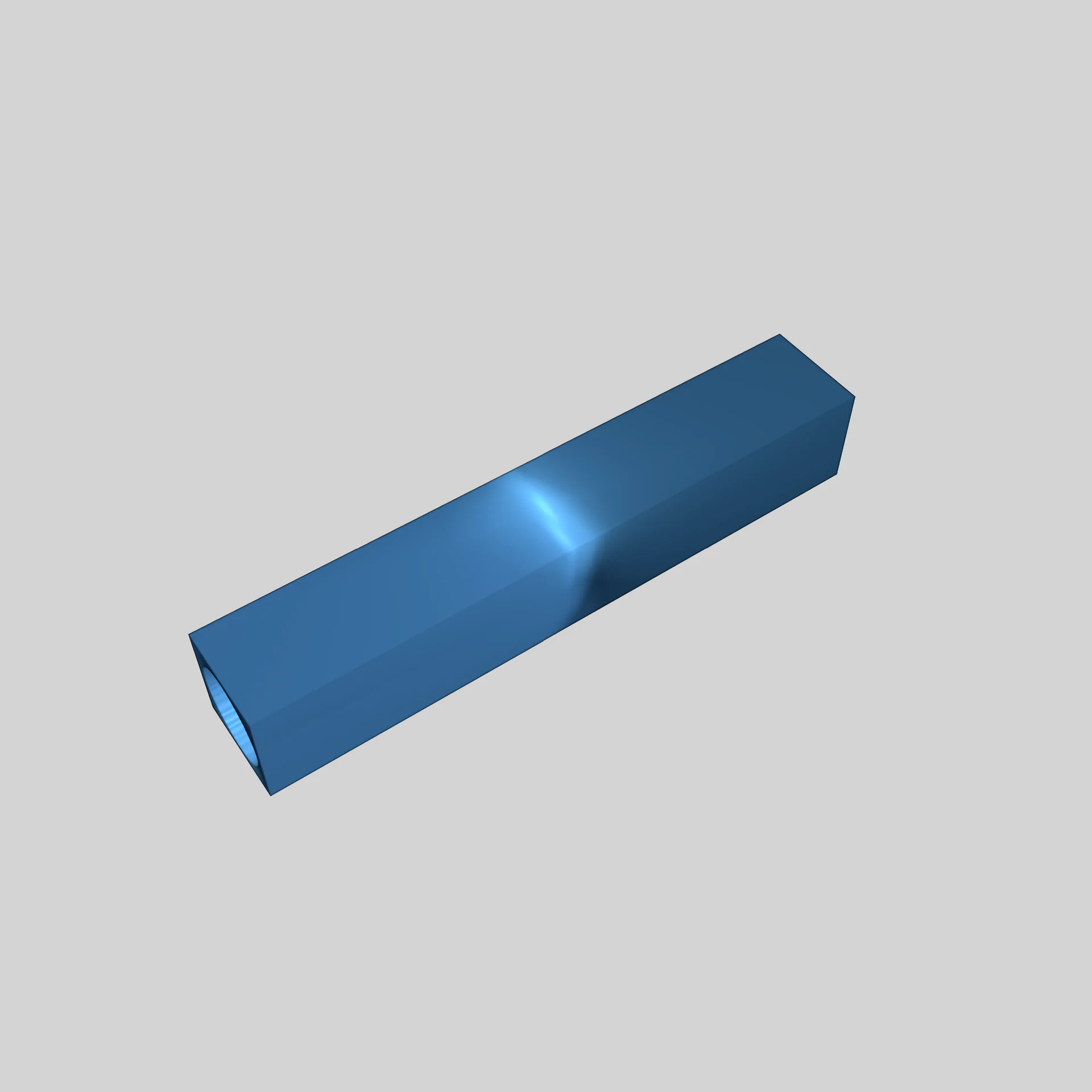 Экспериментальная модель прямоугольной трубы-трубы 5