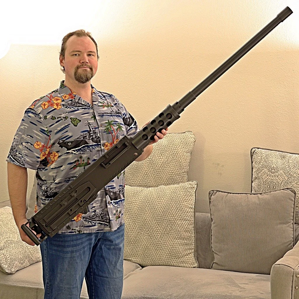 3D-модель пулемёта M2 Browning 0.50 калибра (1:1)