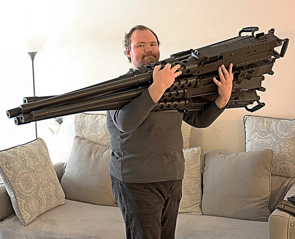 3D-модель пулемёта M2 Browning 0.50 калибра (1:1)