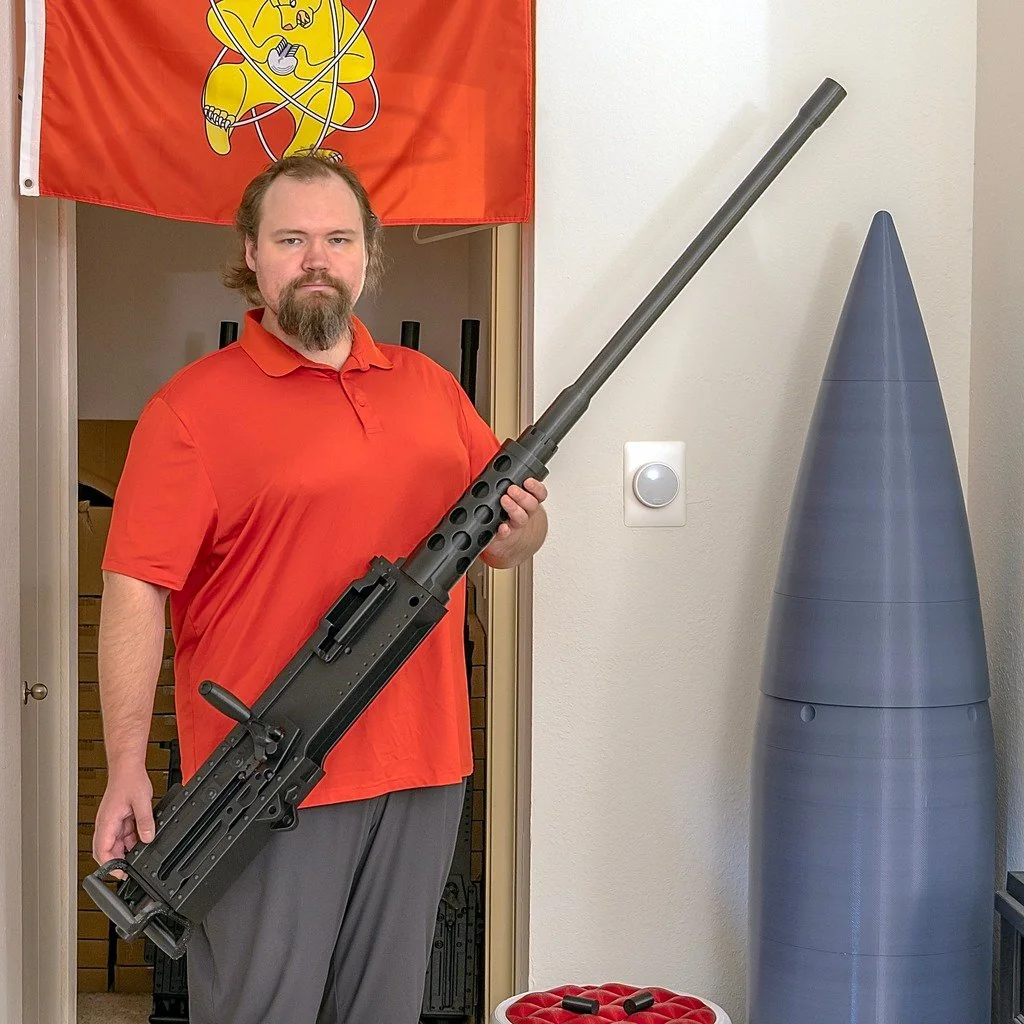 3D-модель пулемёта M2 Browning 0.50 калибра (1:1)