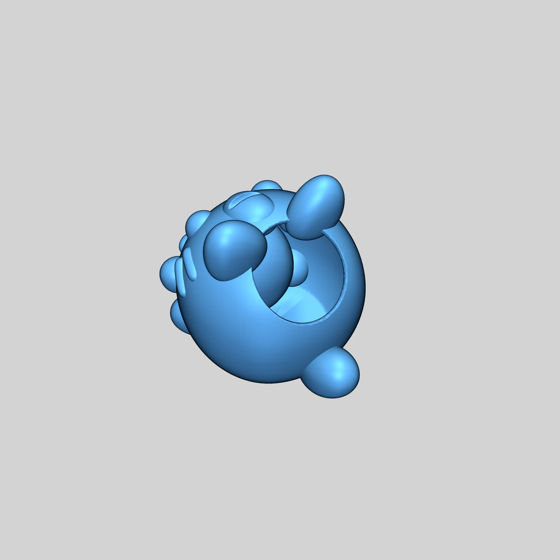 Модель 3D: Meowth - Вазон