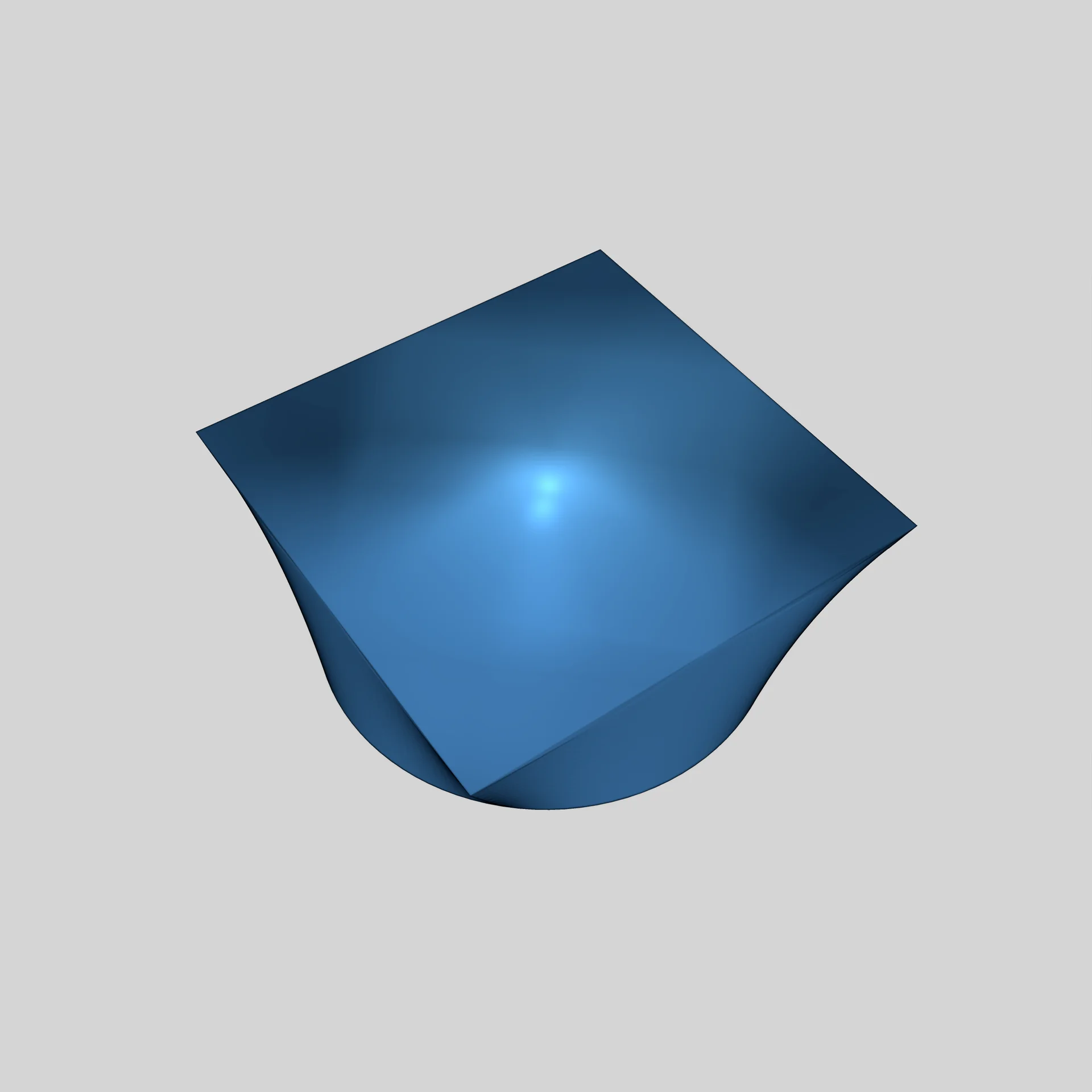 Лампа из оливковой чаши