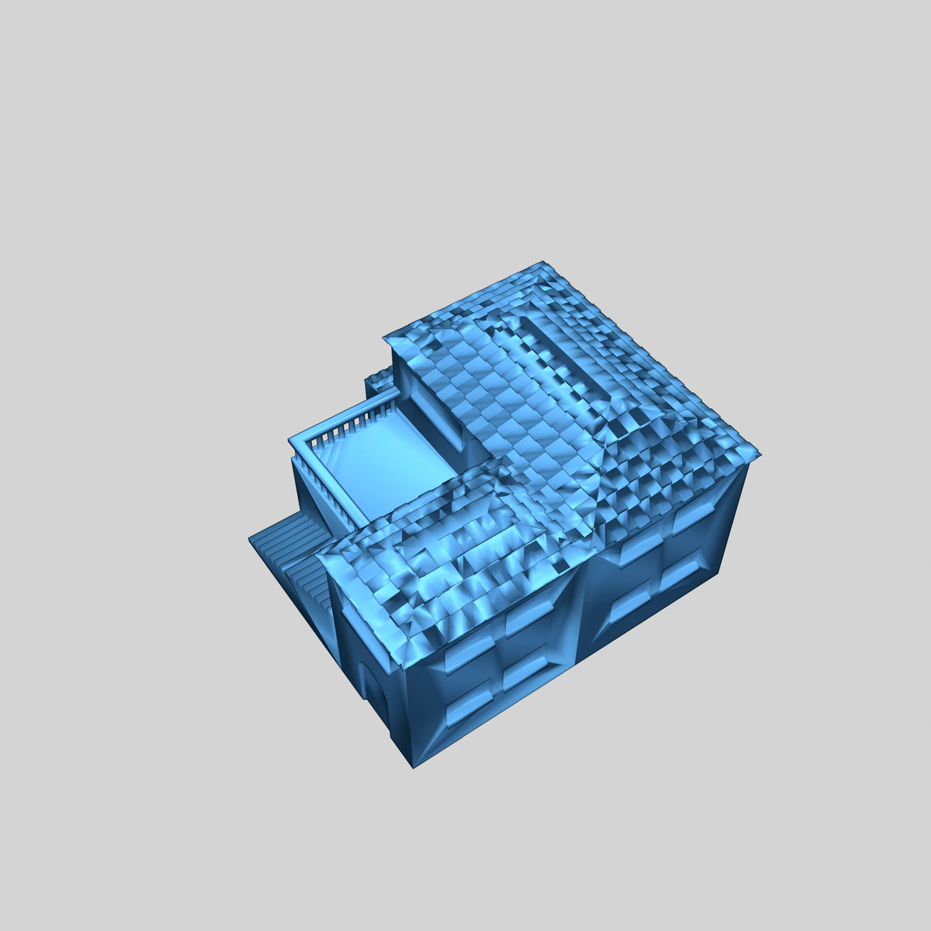 Средиземноморский дом в масштабе 10мм