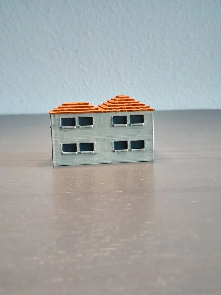 Средиземноморский дом в масштабе 10мм