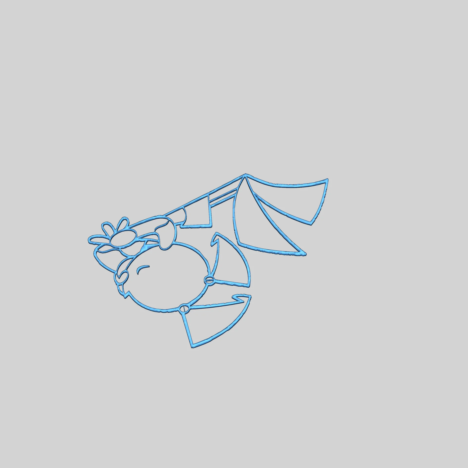 3D-модель Дженни из "Моя жизнь как подростковый робот"