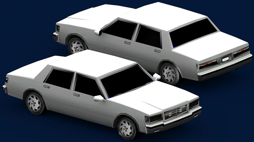 Модель автомобиля Cspolicesa из GTA SA