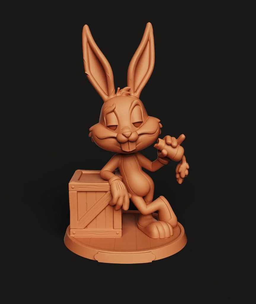 Фигурка классического мультяшного кролика