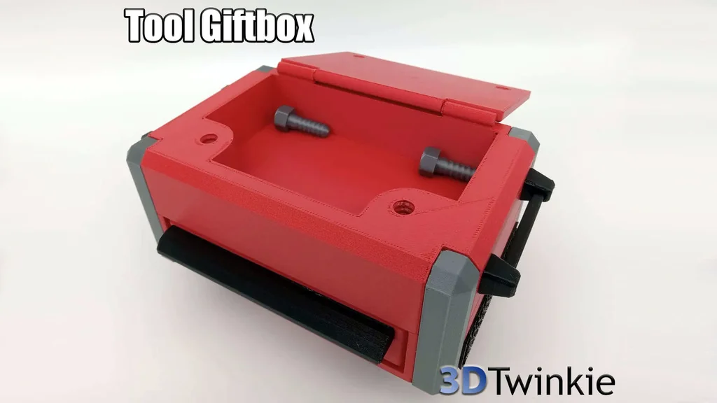 3D Модель: Подарочная коробка в виде инструментария