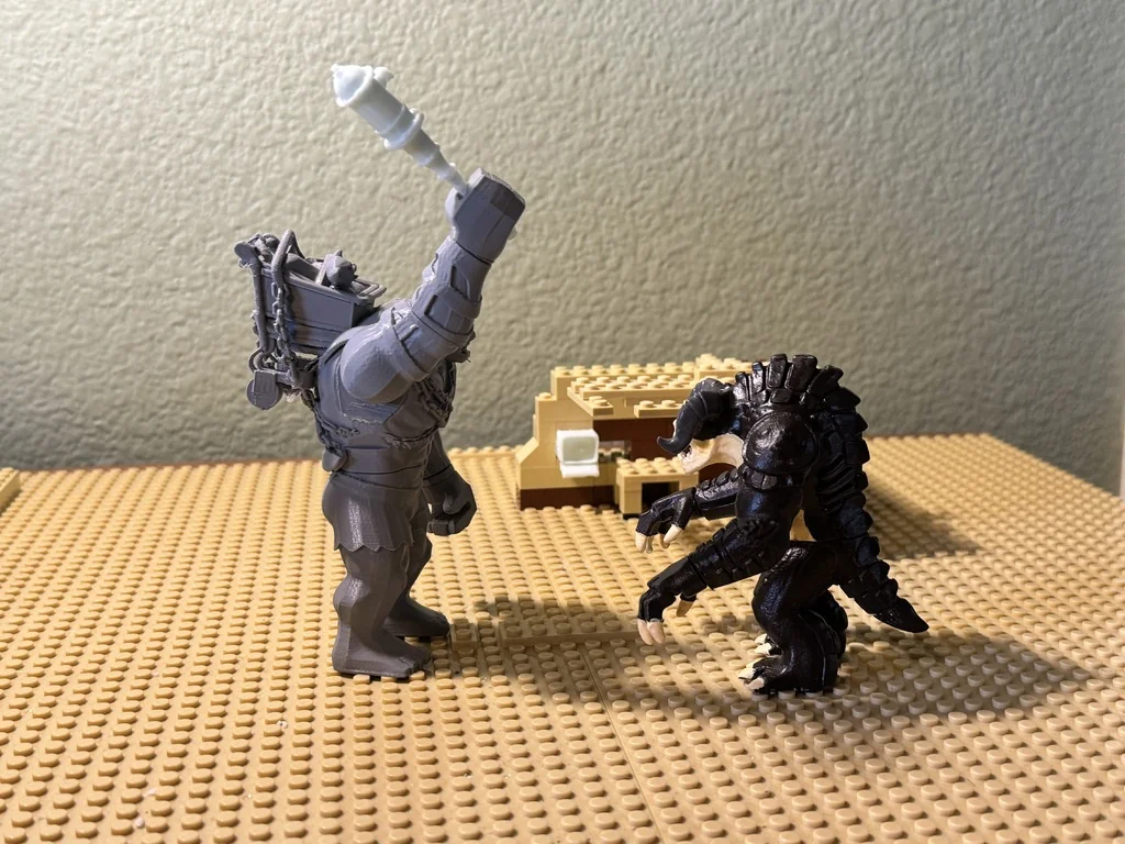 Фигура Лего Вдохновленная Fallout: Дэдклоу