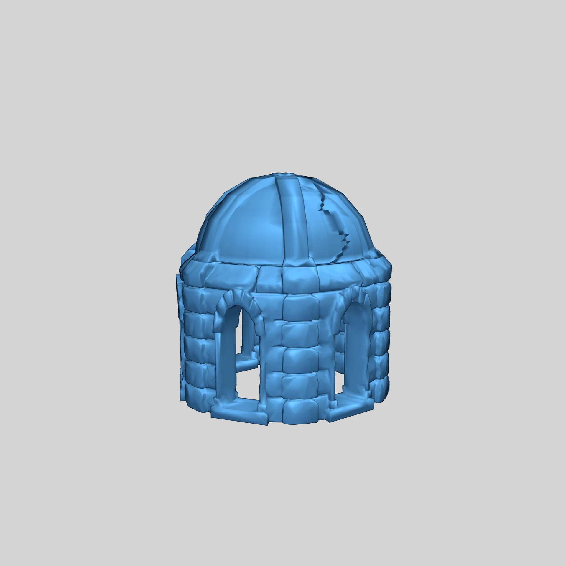 Здания Минас Тирита в масштабе 10 мм