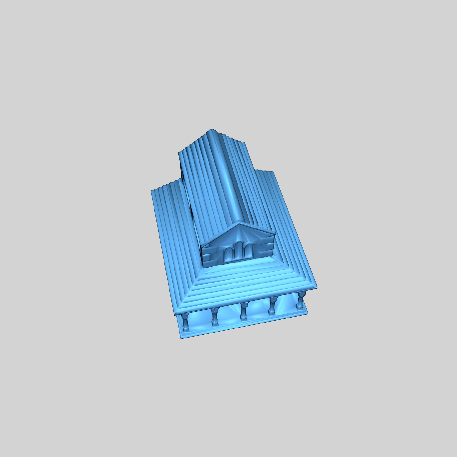 Здания Минас Тирита в масштабе 10 мм