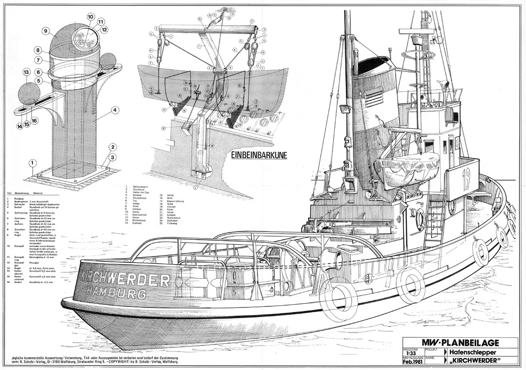 Туг-бот Kirchwerder 19 / Bugsier 19