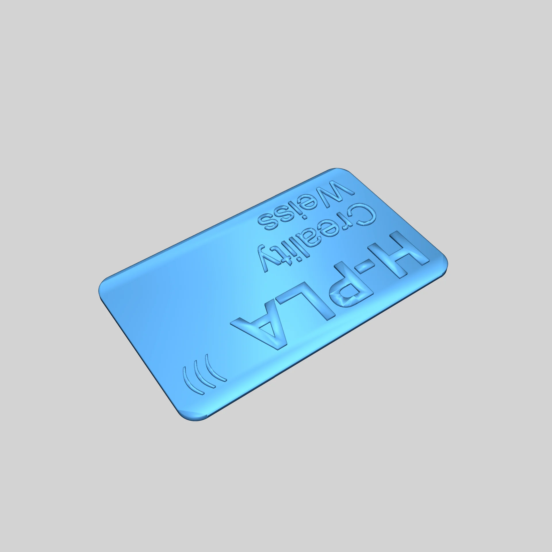 Модель образца и этикетки для филамента