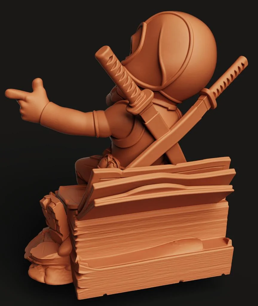 3D Модель Чиби Дэдпула - Статуэтка для Коллекционеров