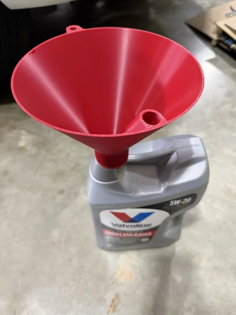 Воронка для 5-квартовых бутылок с маслом