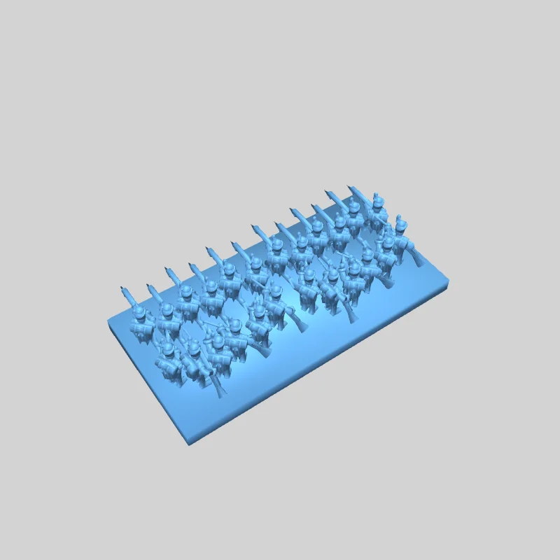 Французский гренадер Наполеоновских войн (3MM/6MM)