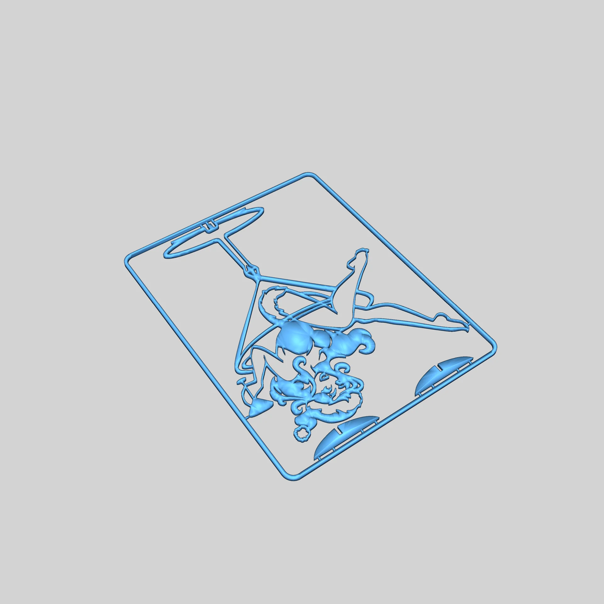 Новогодняя открытка Pin-up (Крупная)