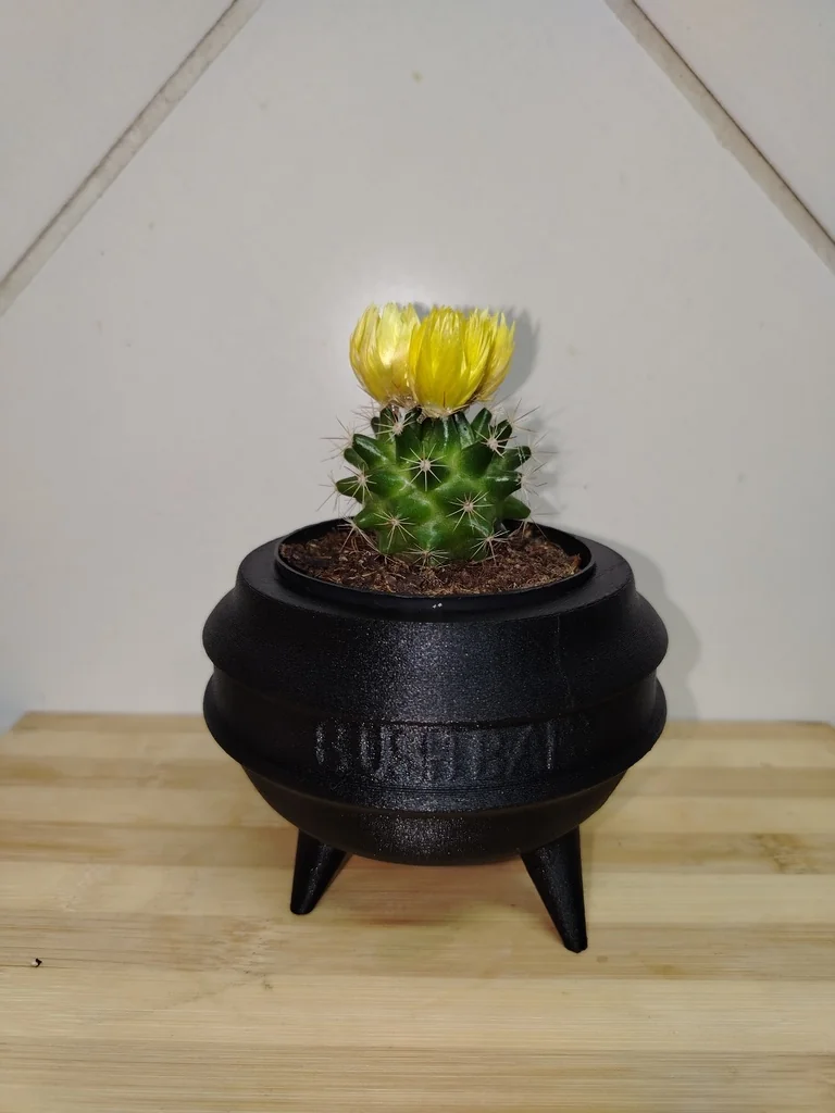 Растениеводческий горшок в форме традиционного котелка