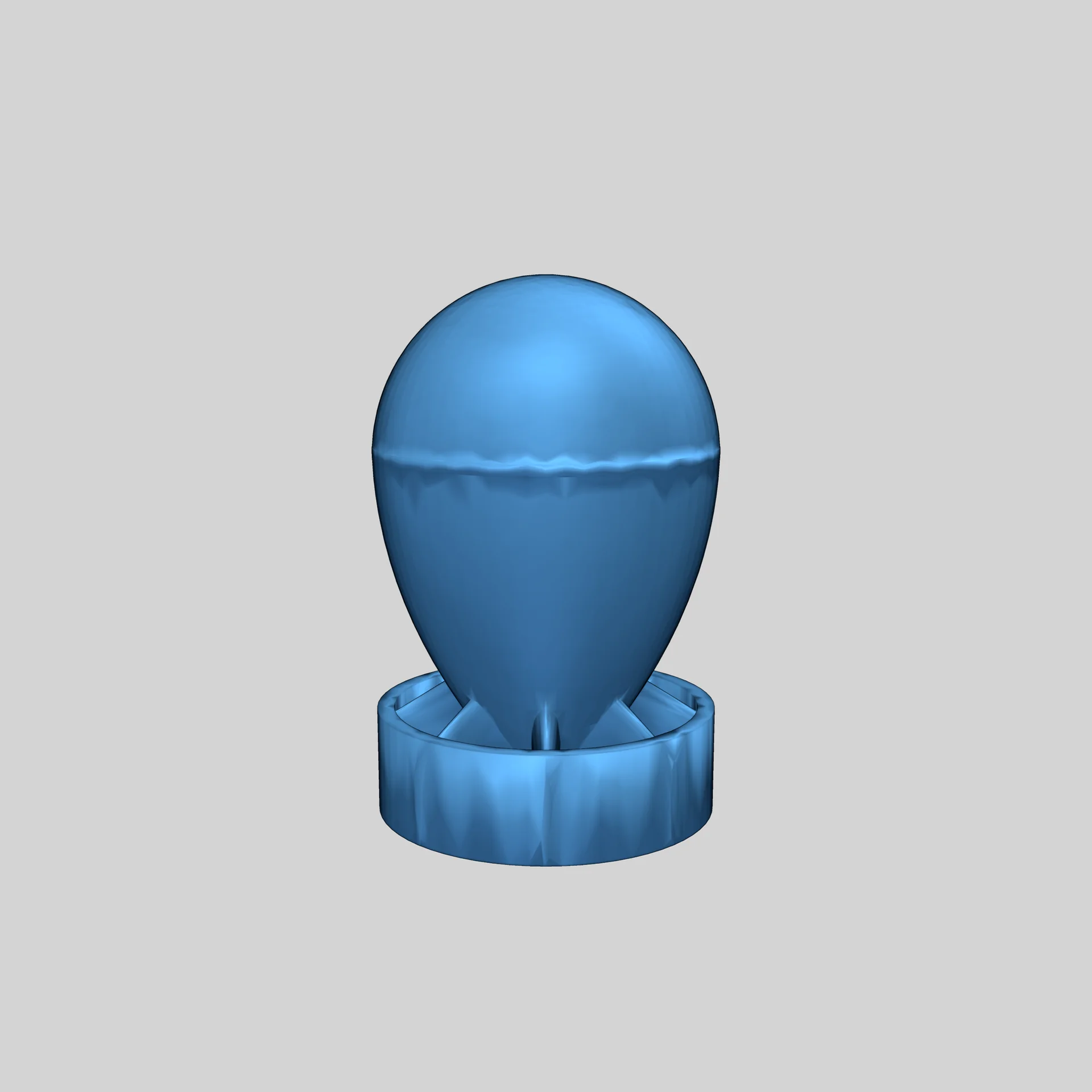 Реплика атомной бомбы 'Fat Man' для картофельной пушки