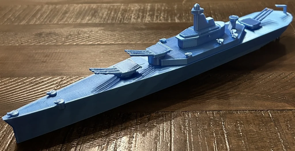 Модель линкора USS South Dakota BB-57