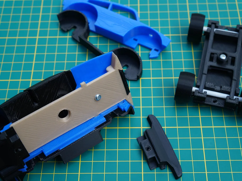 70-х годов Спортивный автомобиль Kammback - многокомпонентная модель