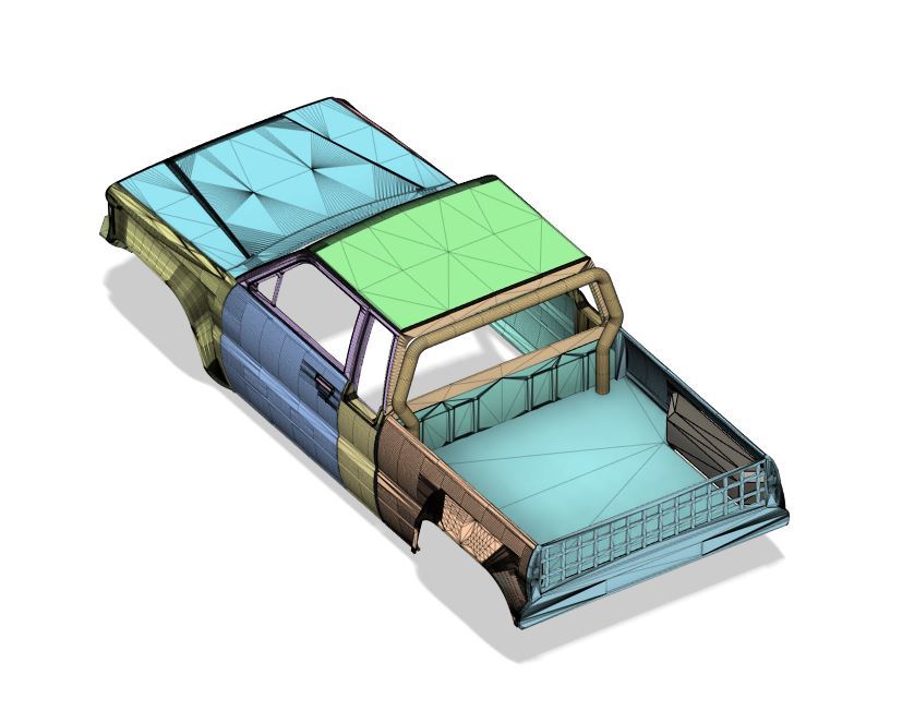 3D модель с изменениями