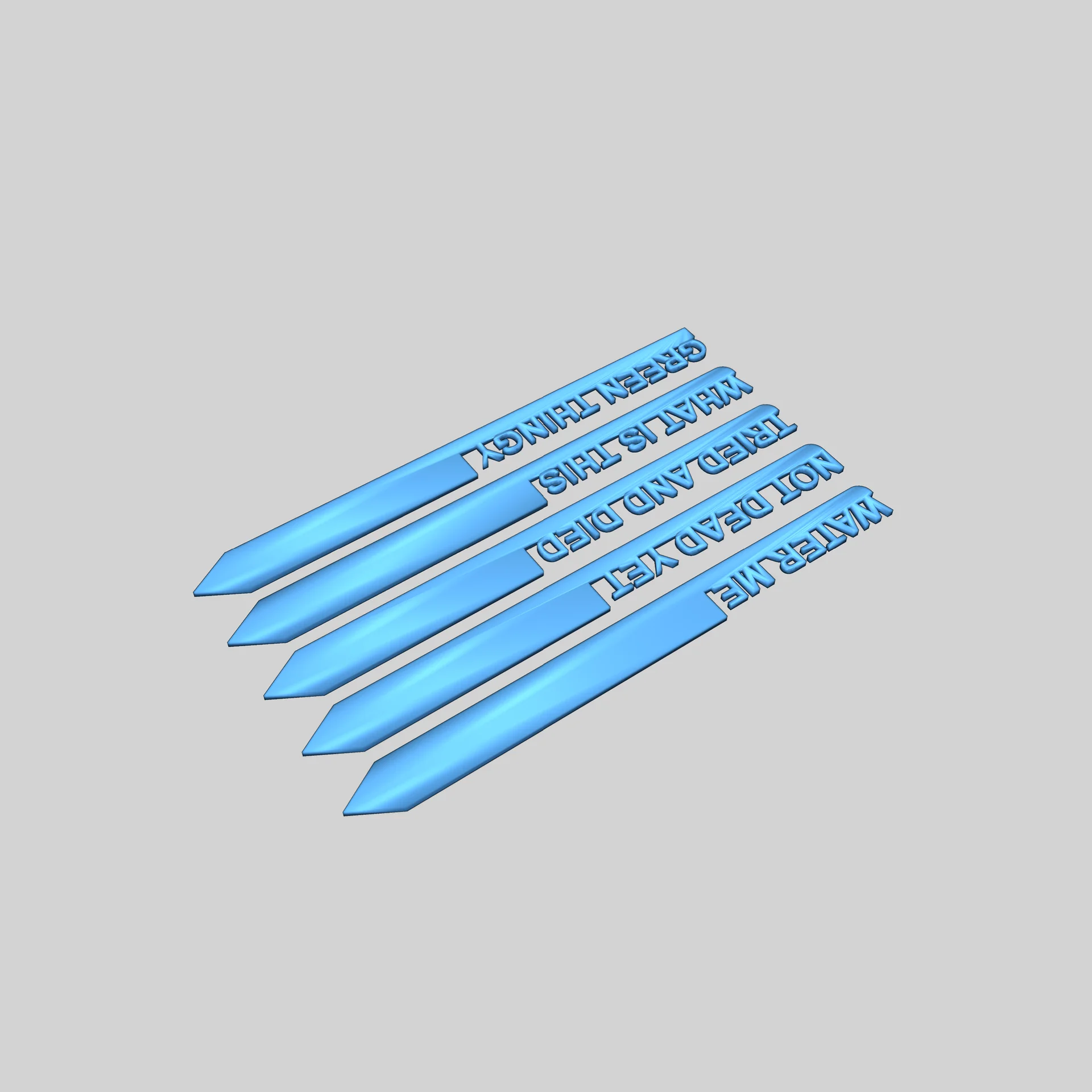 Ярлыки для горшков с растениями