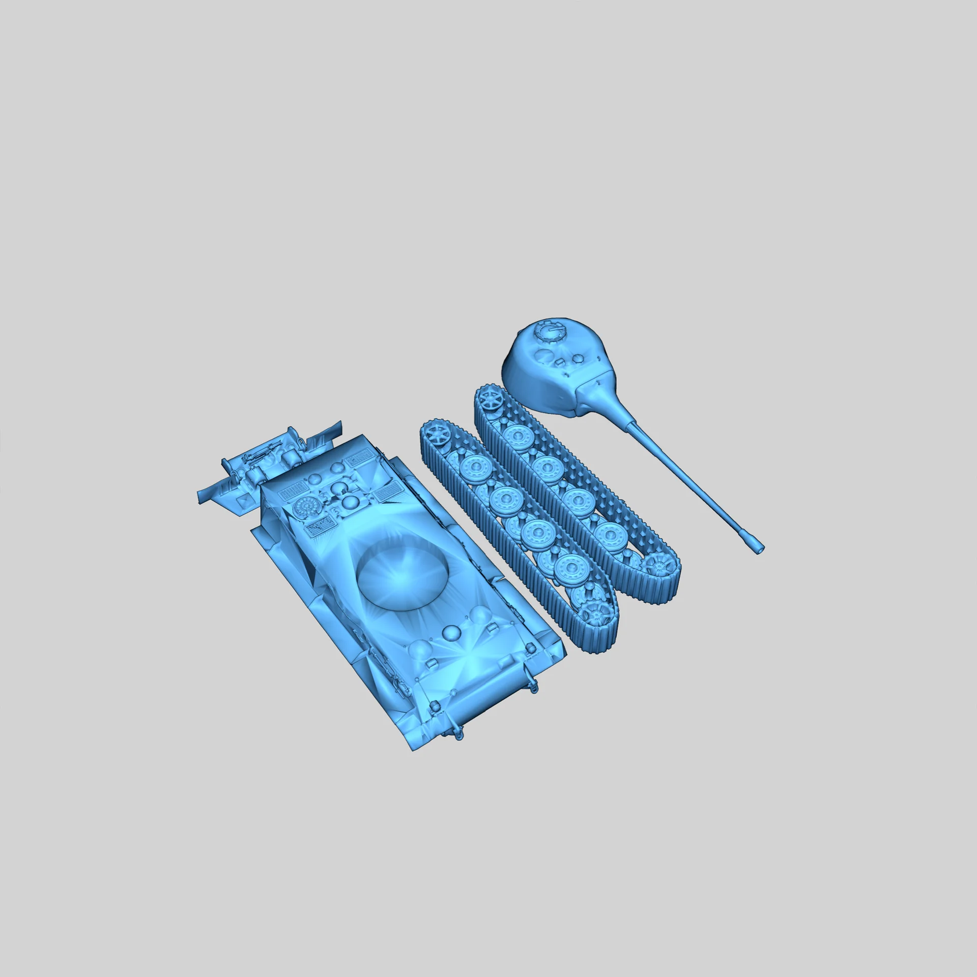 Модель танка Panzer VII Löwe 1:100