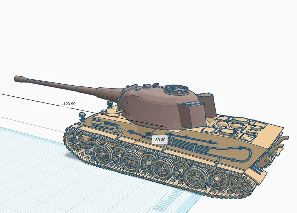 Модель танка Panzer VII Löwe 1:100