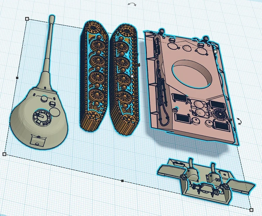 Модель танка Panzer VII Löwe 1:100