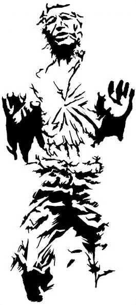 Шаблон Хана Соло 3D