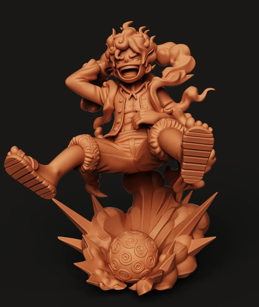 Фигура Luffy Gear 5 Joyboy | Статуя Sun God Nika