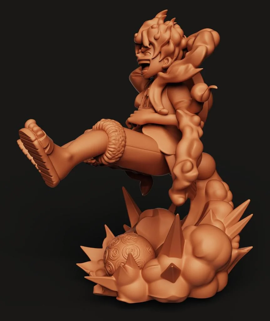 Фигура Luffy Gear 5 Joyboy | Статуя Sun God Nika