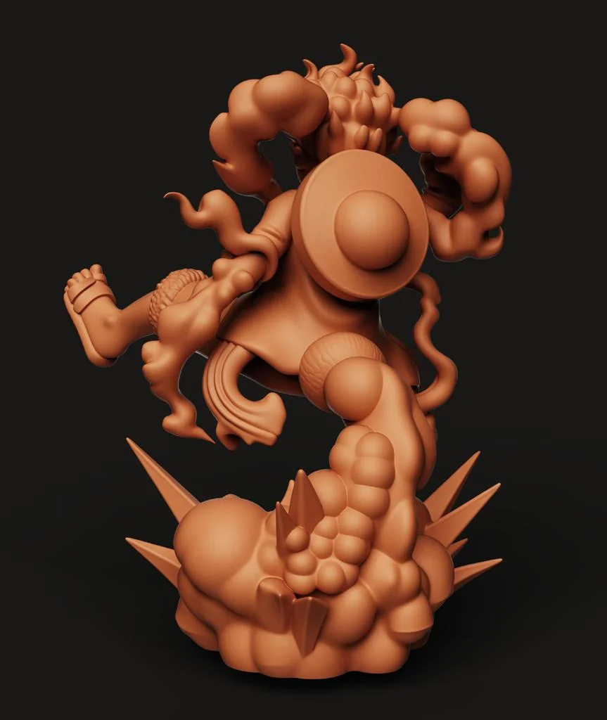 Фигура Luffy Gear 5 Joyboy | Статуя Sun God Nika