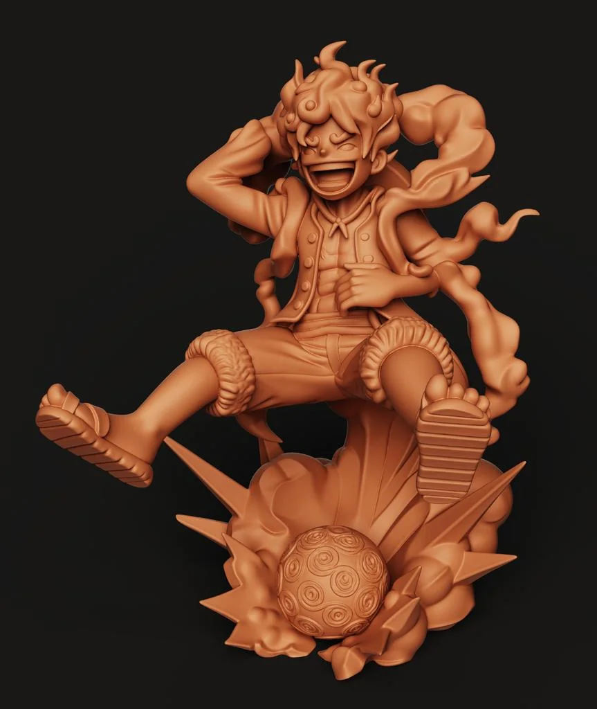 Фигура Luffy Gear 5 Joyboy | Статуя Sun God Nika