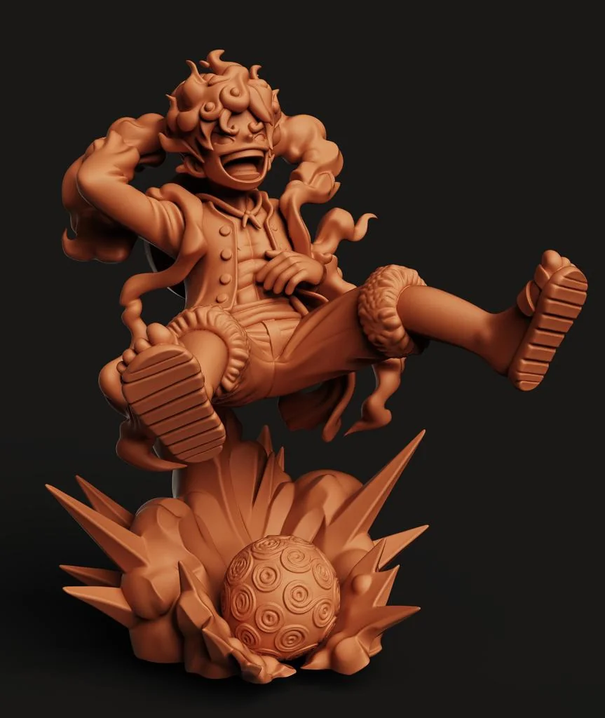 Фигура Luffy Gear 5 Joyboy | Статуя Sun God Nika