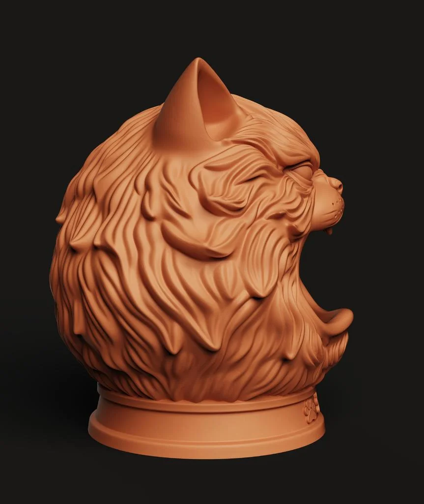 Статуэтка Angry Cat - Органайзер для рабочего стола