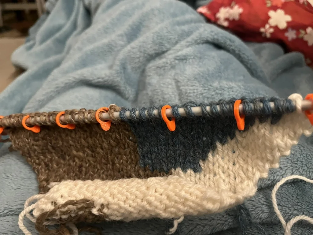 Маркировки петель для вязания и крючком