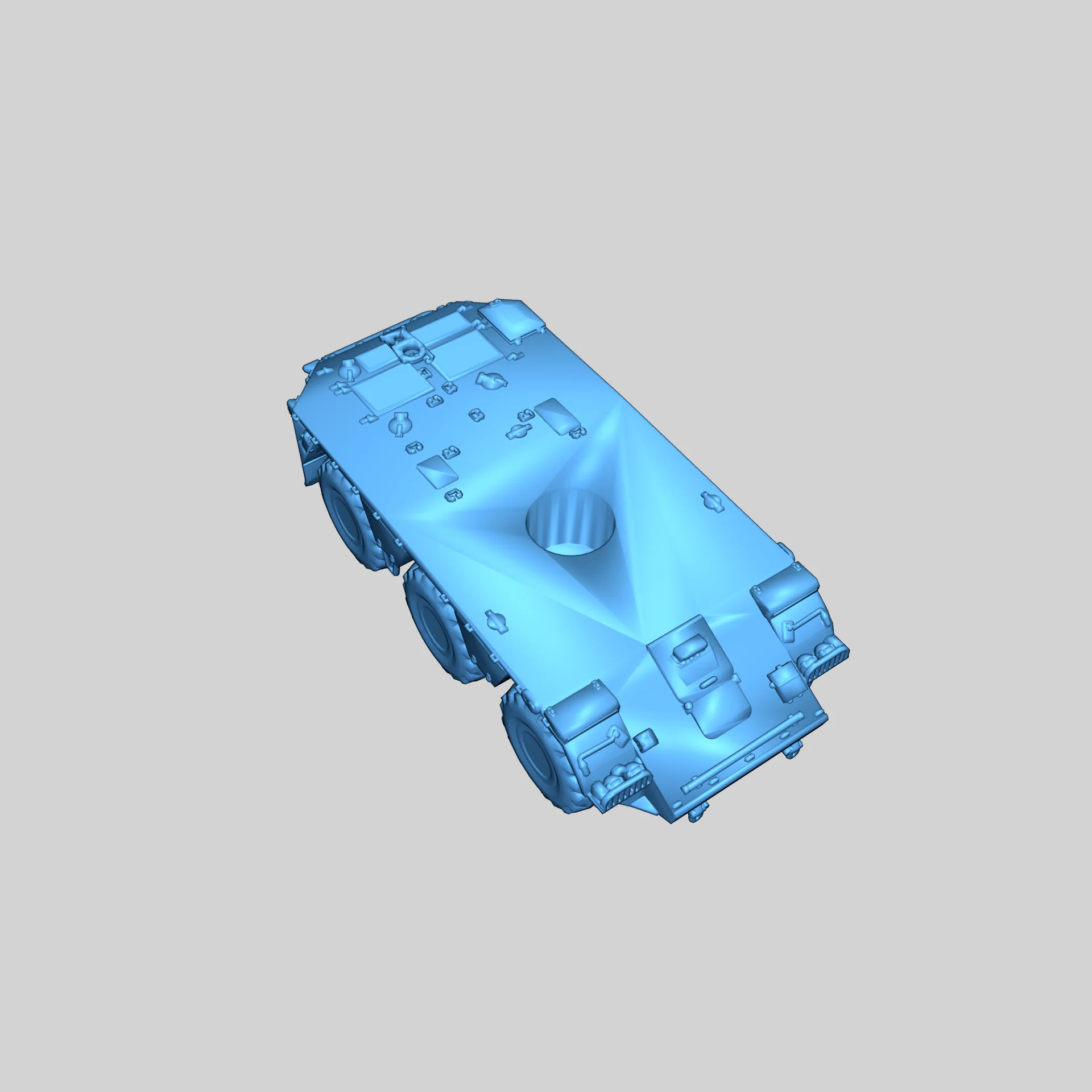 Концепция №5 - Будущий танк (1:100)