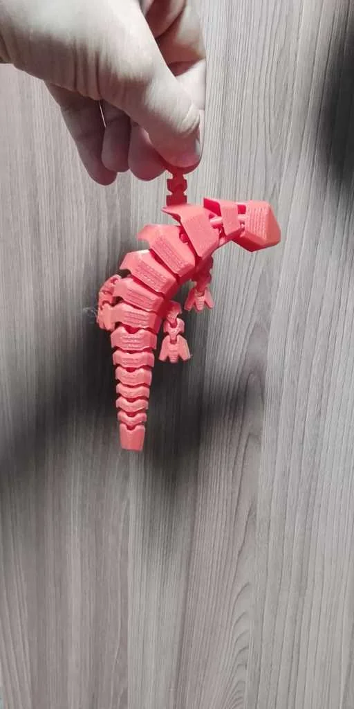 Артикулированный Кибер Геккон Дуо - Гибкий Ящер для Печати