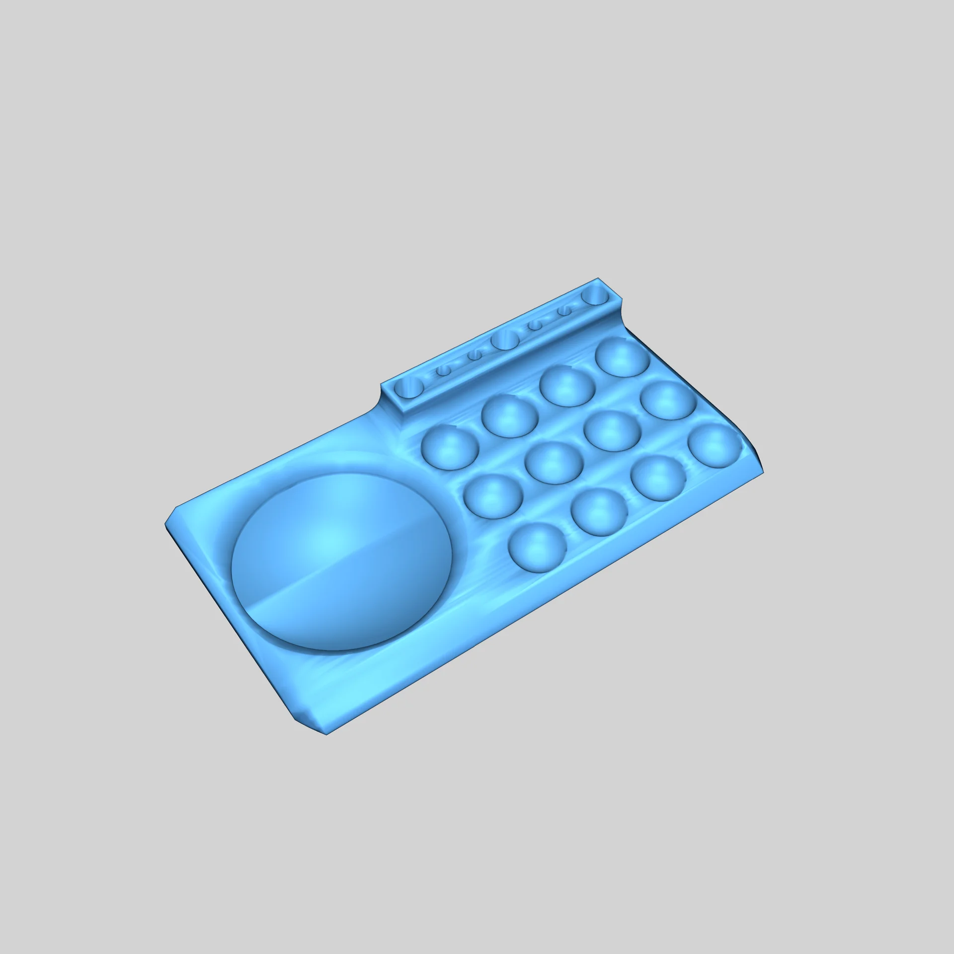 Палитра для рисования с кистью и подставкой для воды