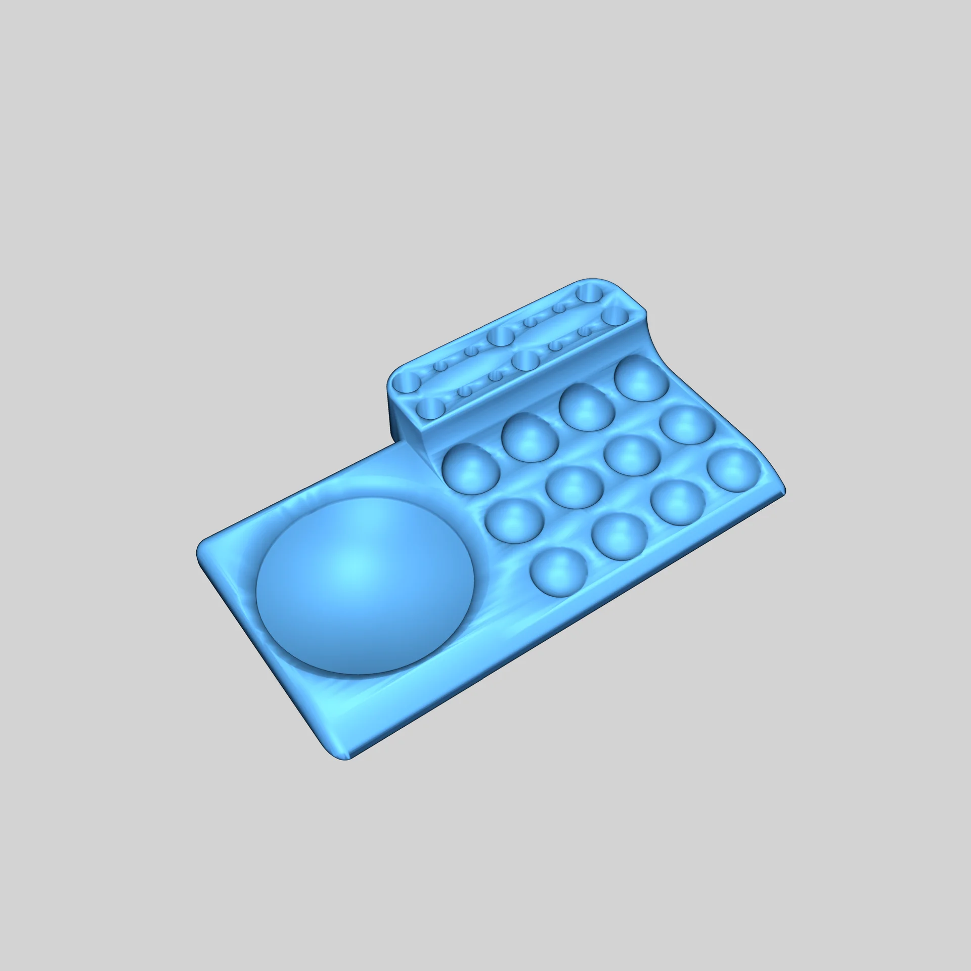 Палитра для рисования с кистью и подставкой для воды