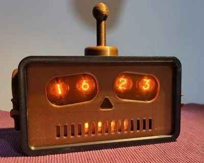 Часы на Nixie трубках Robo-Clock
