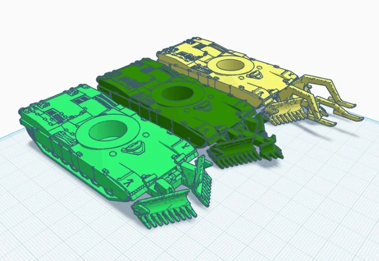 M1 Abrams Hull Mine Plow