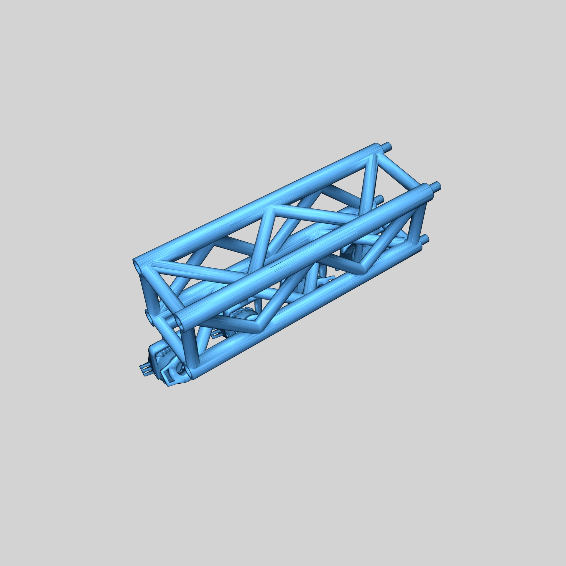 Модель сценической рамы с прожекторами