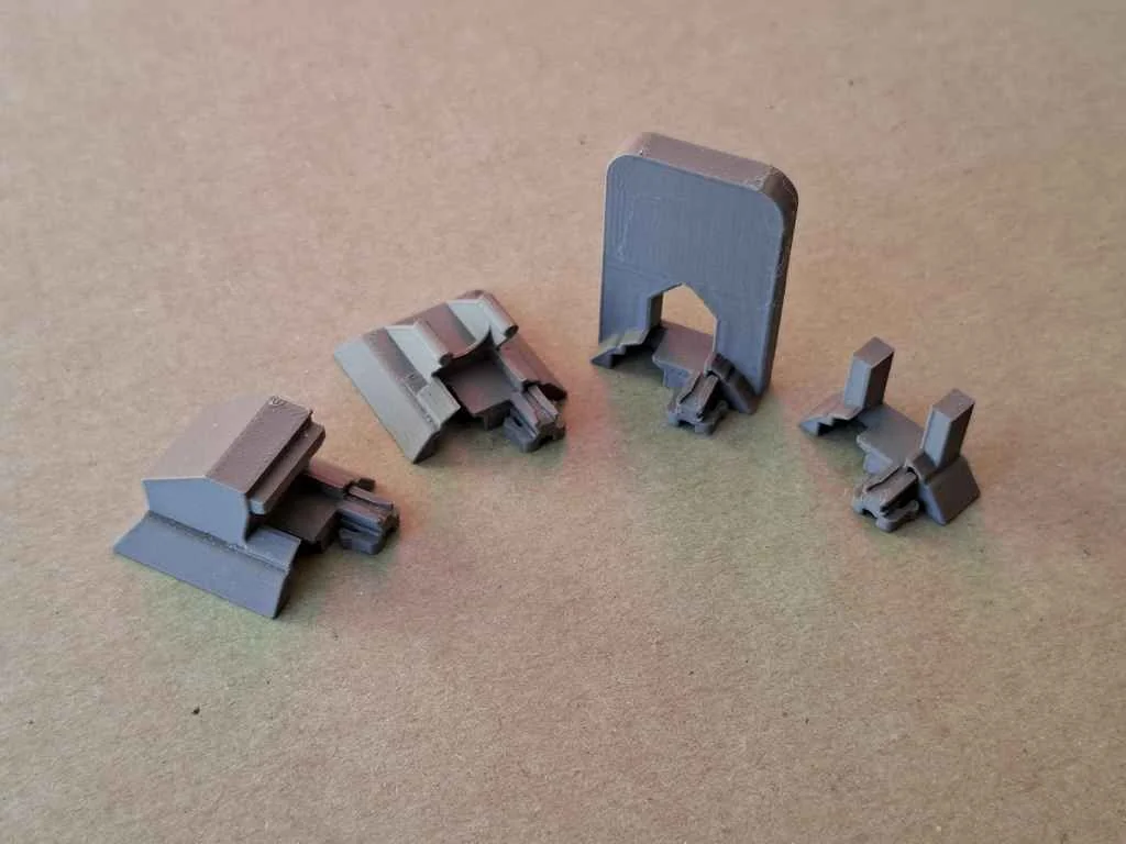 Стоперы и буферы для Kato Unitrack (n-шкала)