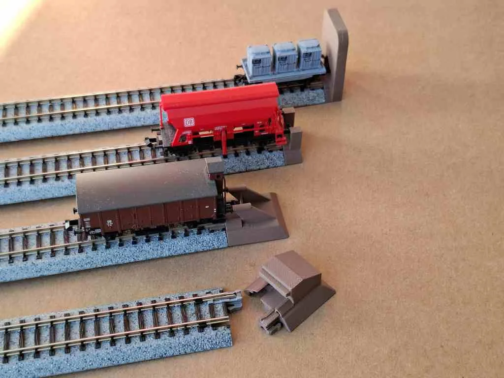 Стоперы и буферы для Kato Unitrack (n-шкала)