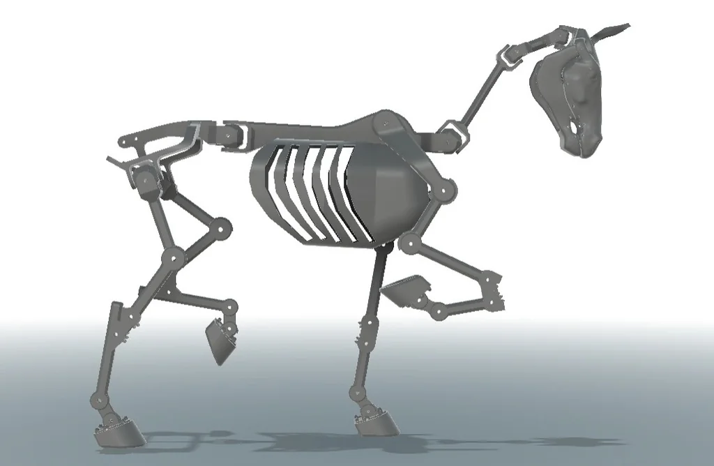 Артикулированный скелет лошади для мягкой игрушки