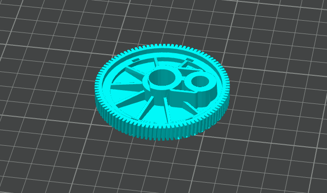 3D модель Шестерня заднего дворника Volvo XC90 - фото 3