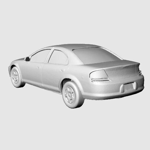 3D Модель: Бесплатный образец от ScanningCars.com